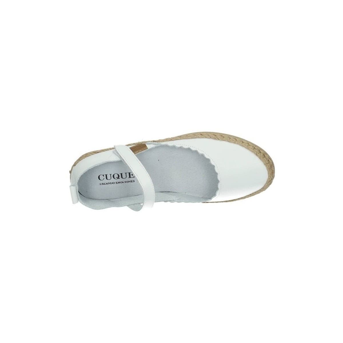 Women's Ballet Flats Cuque Creando Emociones White