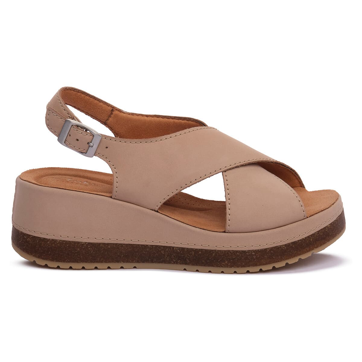 Women's Platforms Clarks Beige