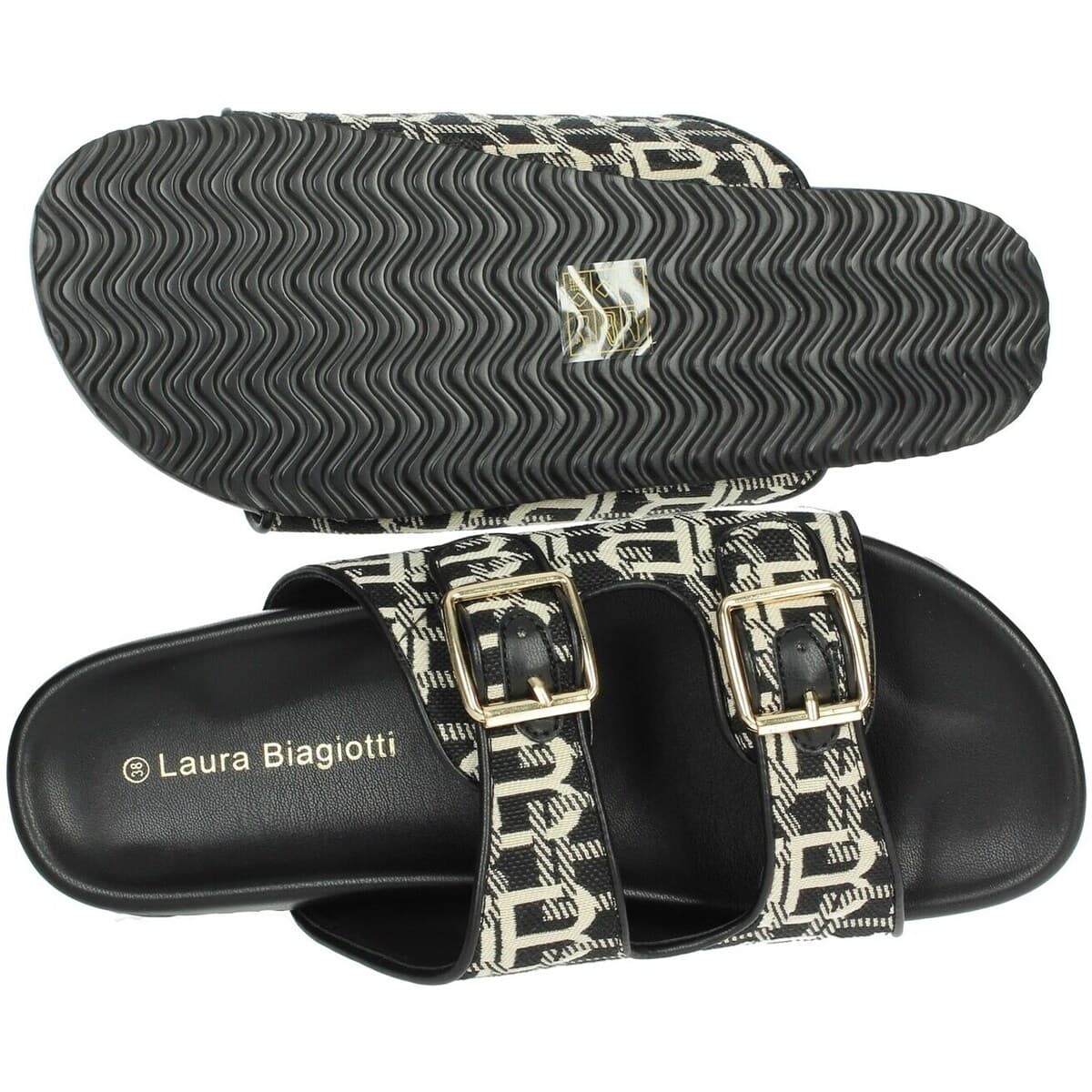 Women's Flip Flops Laura Biagiotti Black