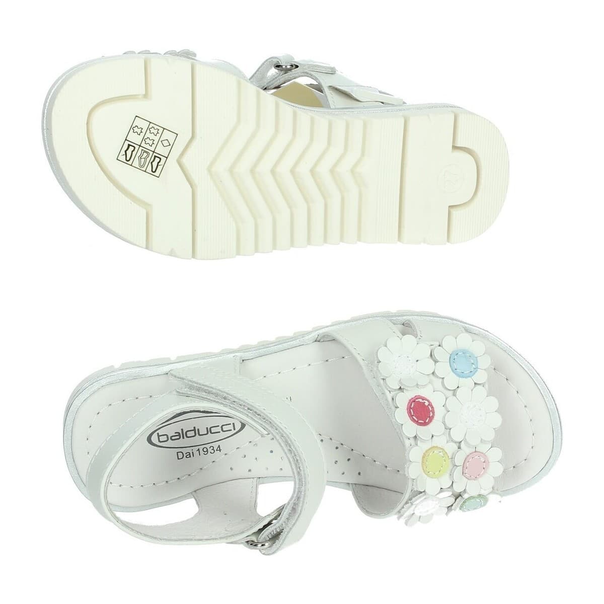 Girls' Sandals Balducci White