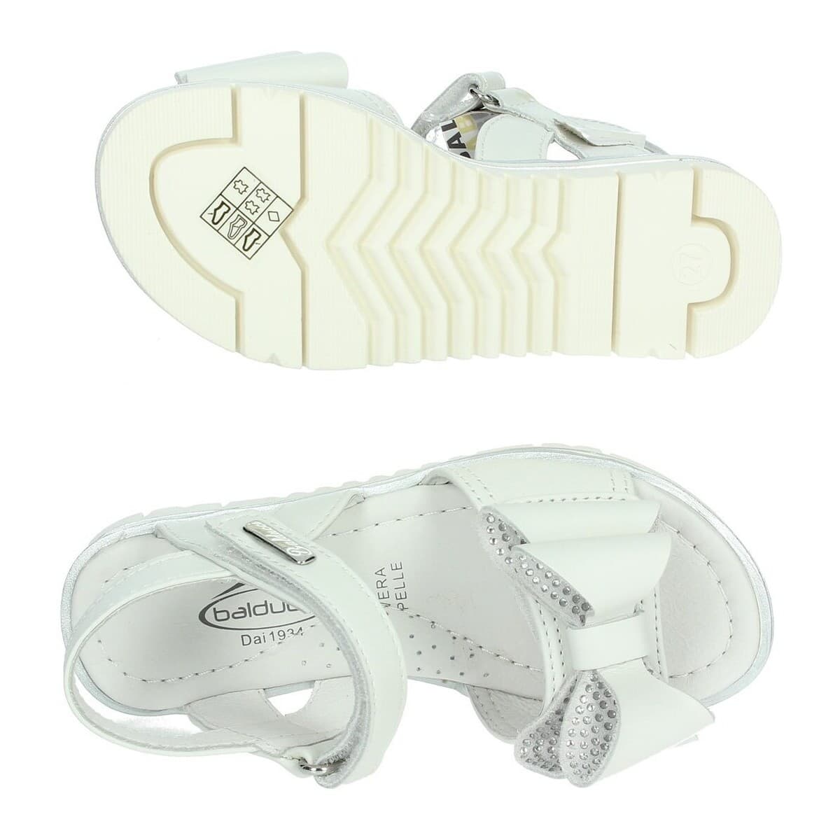 Girls' Sandals Balducci White