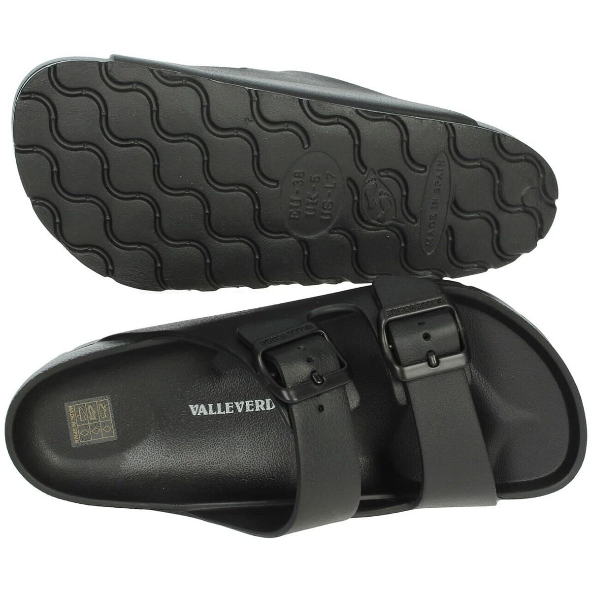 Women's Flip Flops Valleverde Black