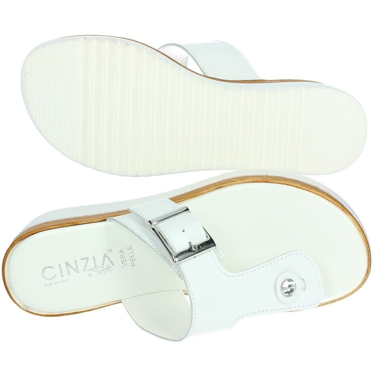 Women's Flip Flops Cinzia Soft White