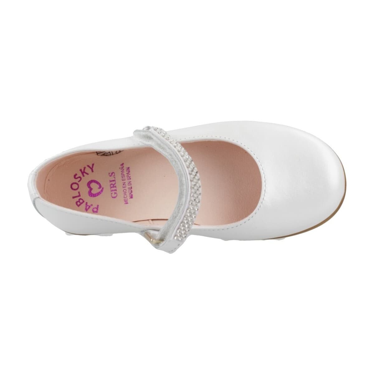 Girls' Dress Shoes Pablosky White
