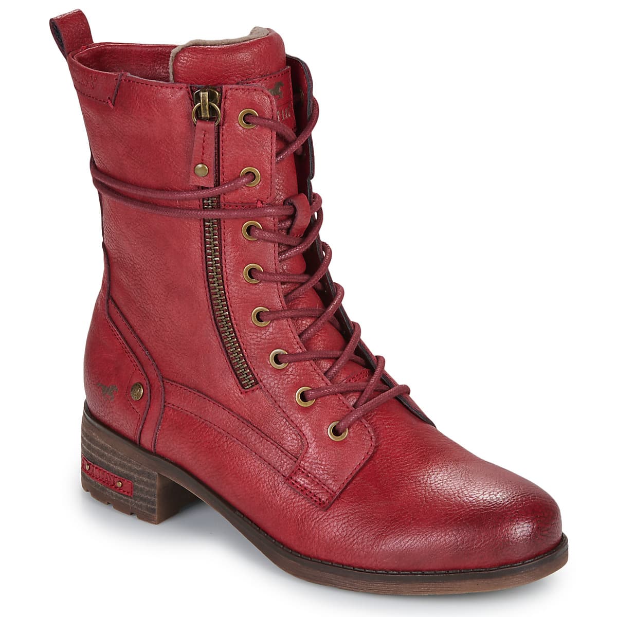 Women's Boots Mustang Red