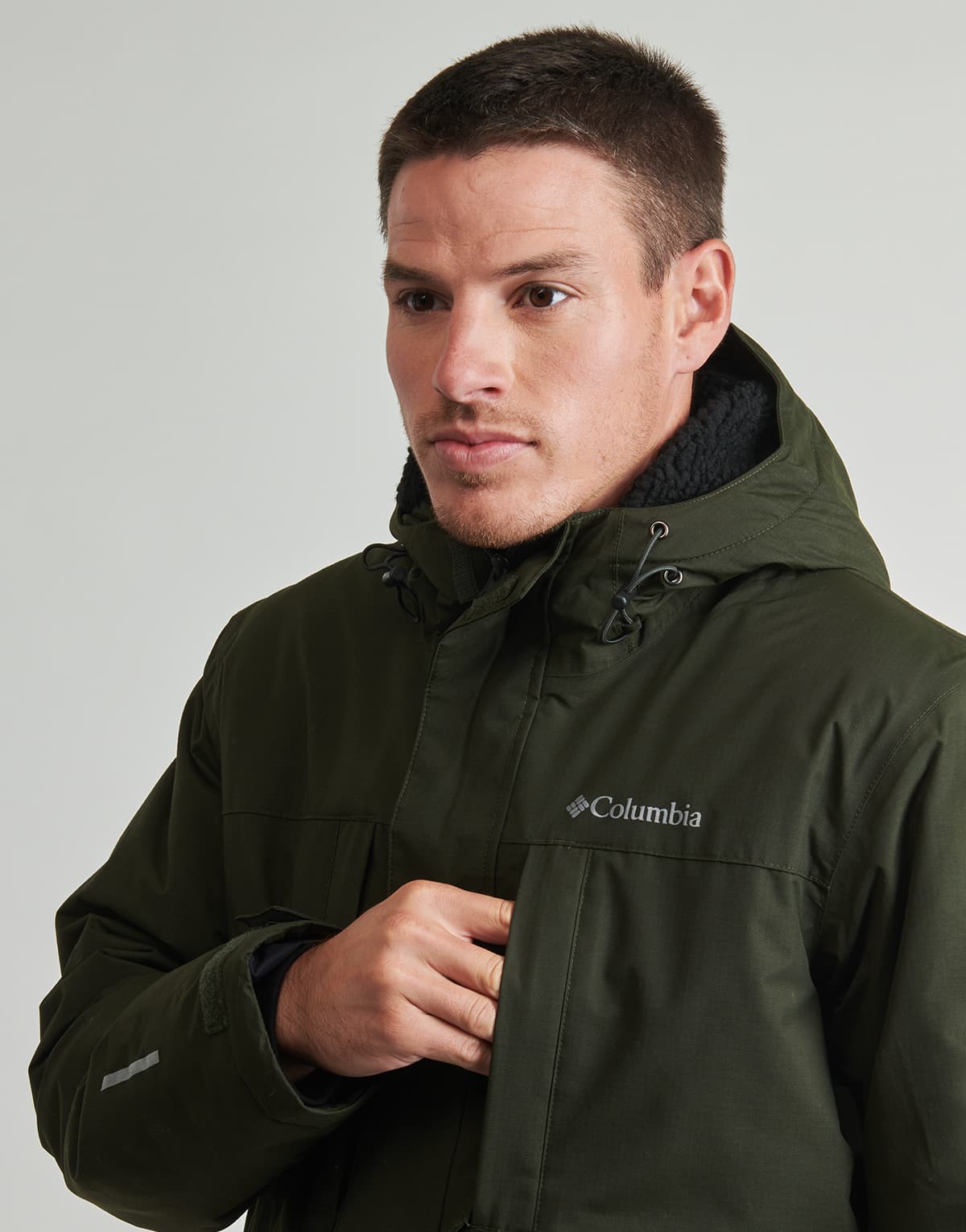 Men's Parkas Columbia Khaki