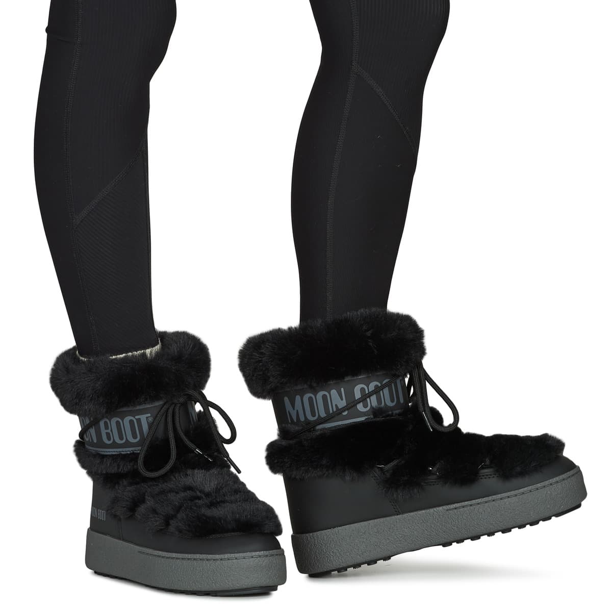 Women's Outdoor Shoes Moon Boot Black