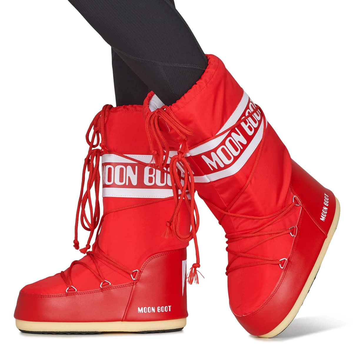 Women's Outdoor Shoes Moon Boot Red