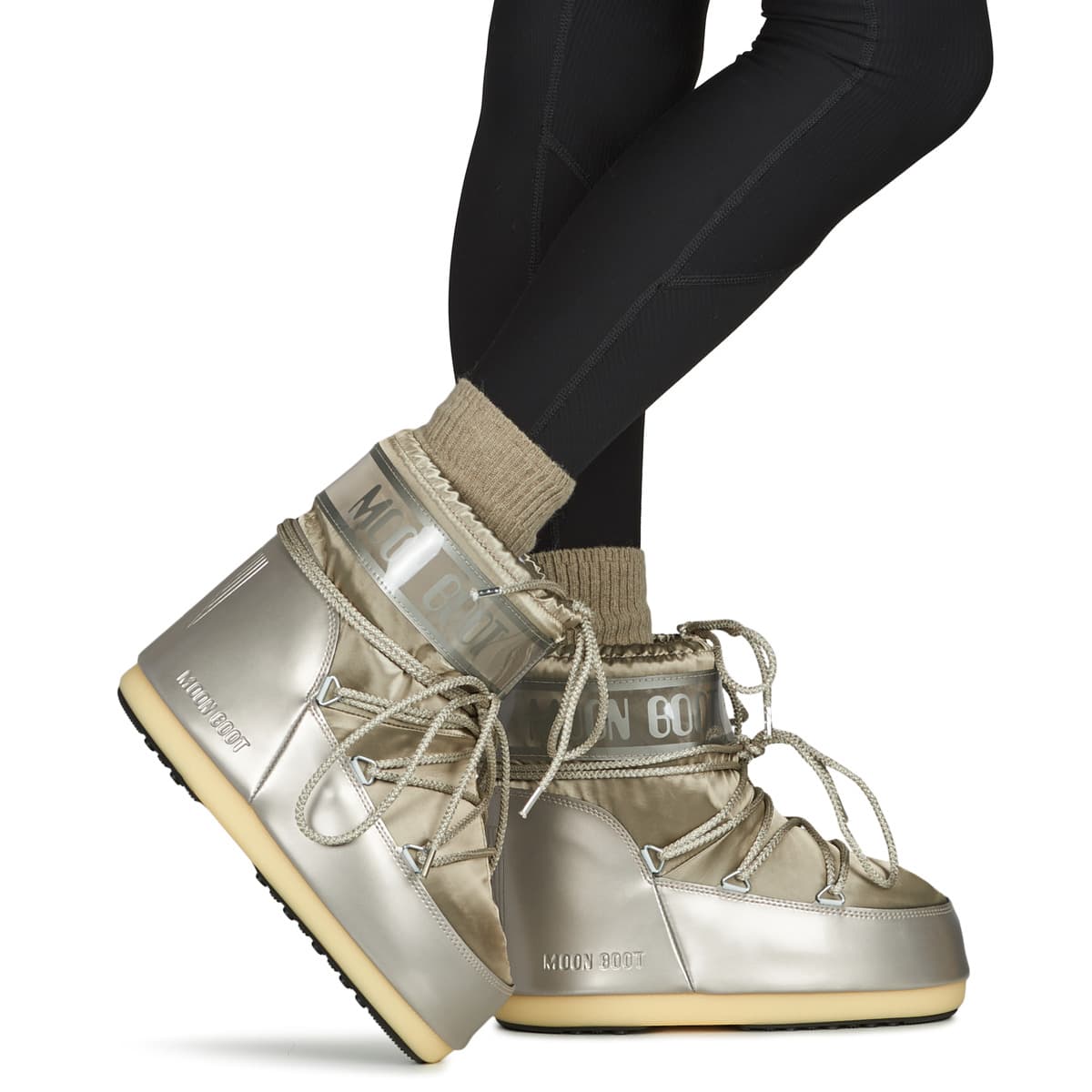 Women's Outdoor Shoes Moon Boot Gold