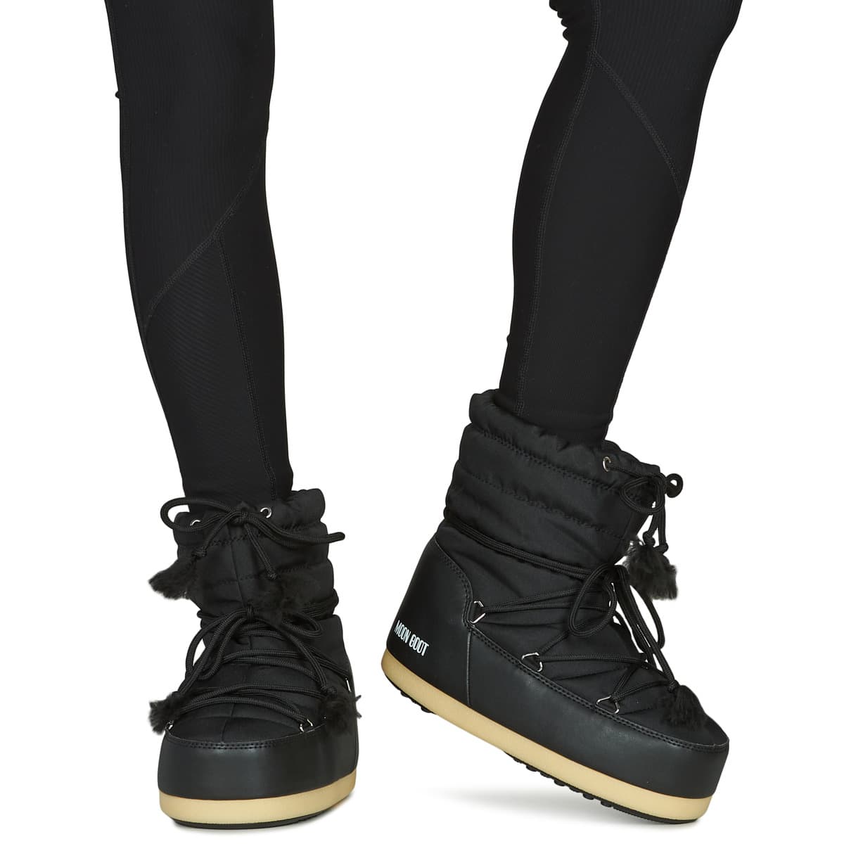 Women's Outdoor Shoes Moon Boot Black