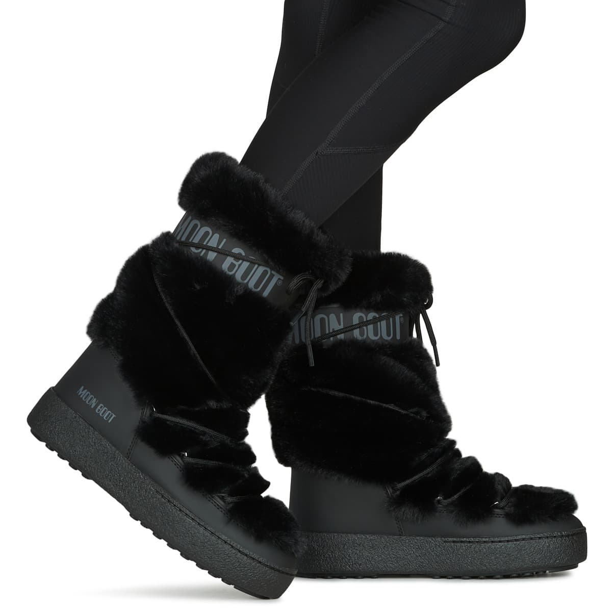 Women's Outdoor Shoes Moon Boot Black