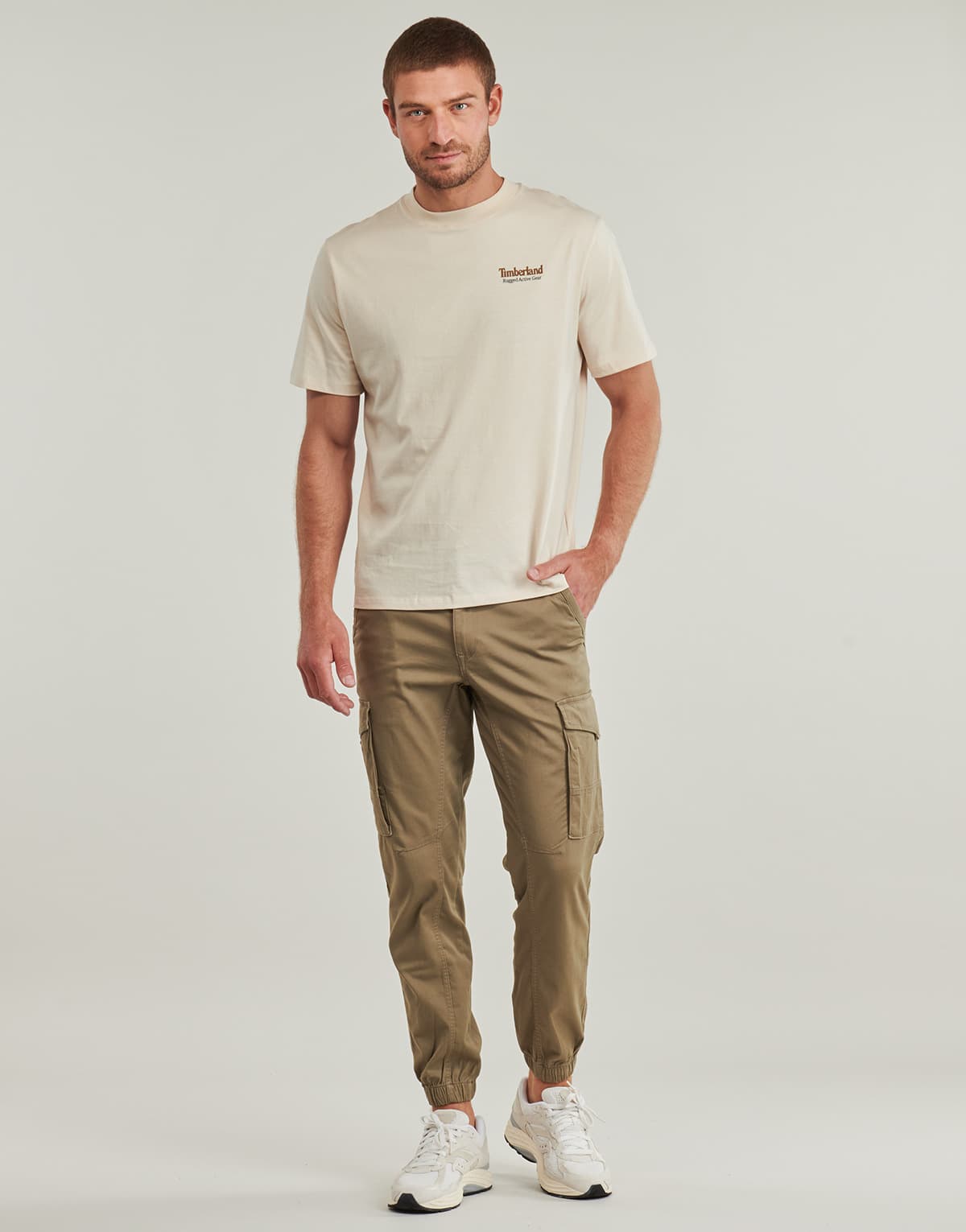 Men's T-Shirts Timberland Beige