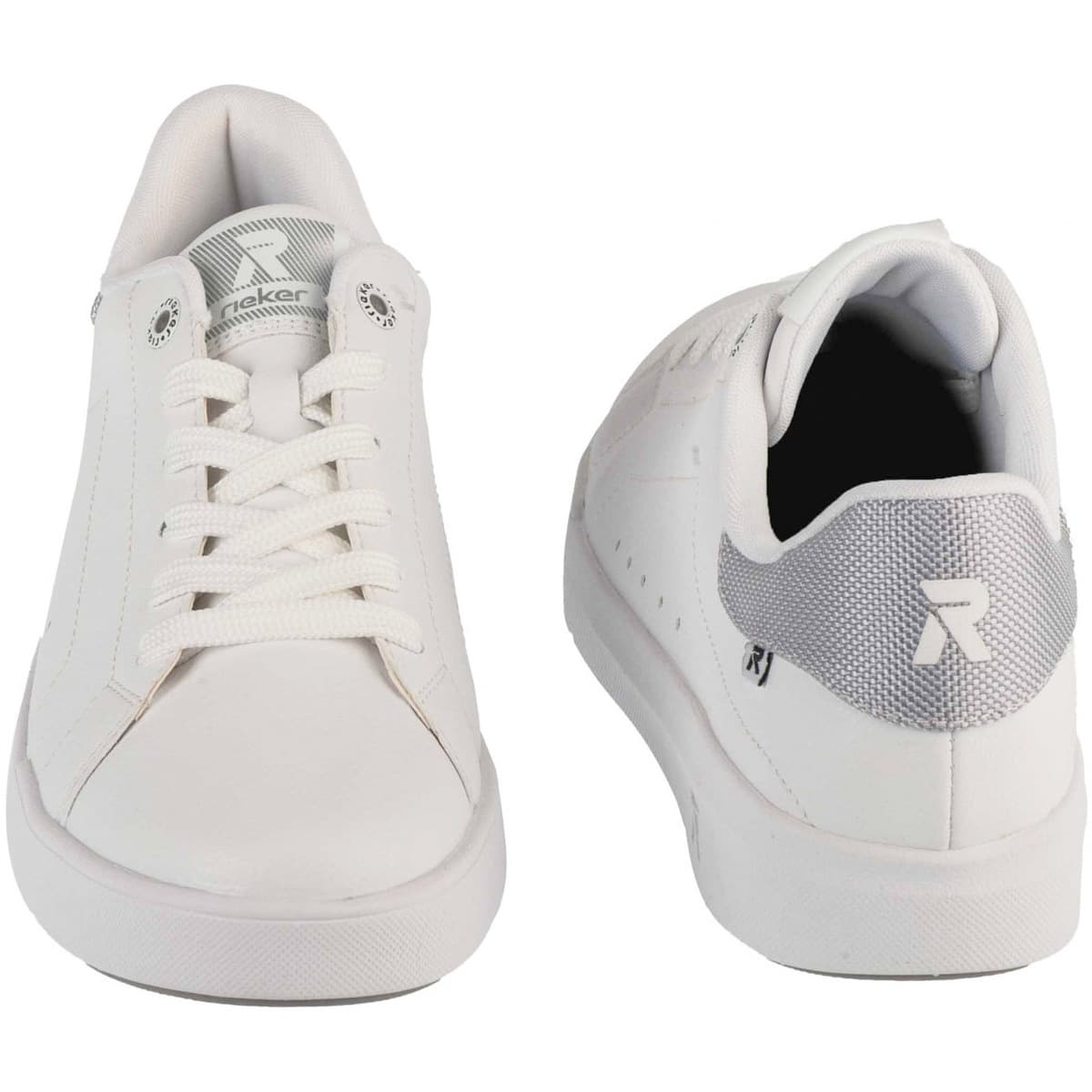 Women's House Slippers Rieker White