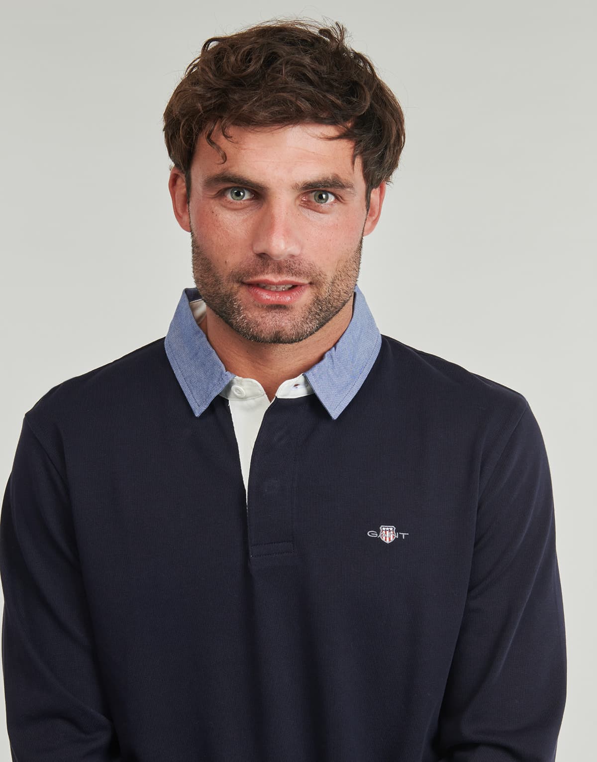 Men's Polo Shirts Gant Blue