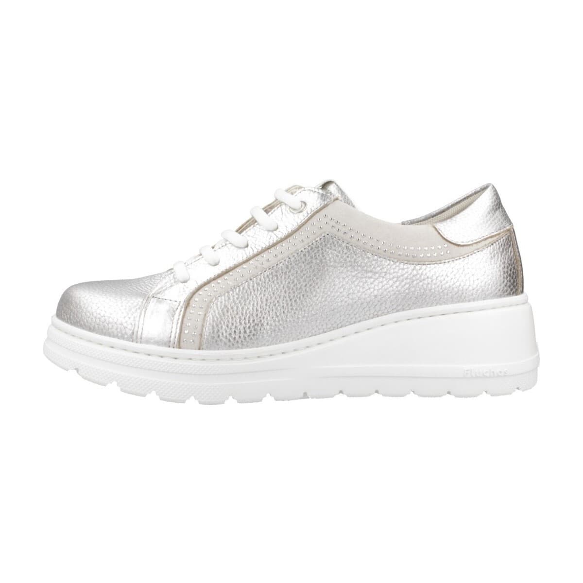 Women's Sneakers Fluchos Silver
