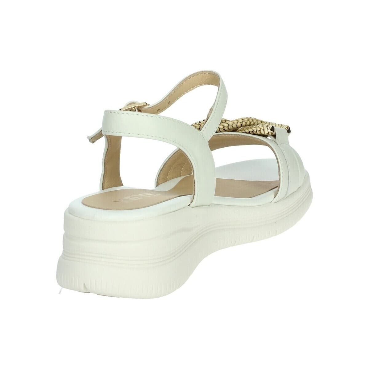 Women's Platforms Keys White
