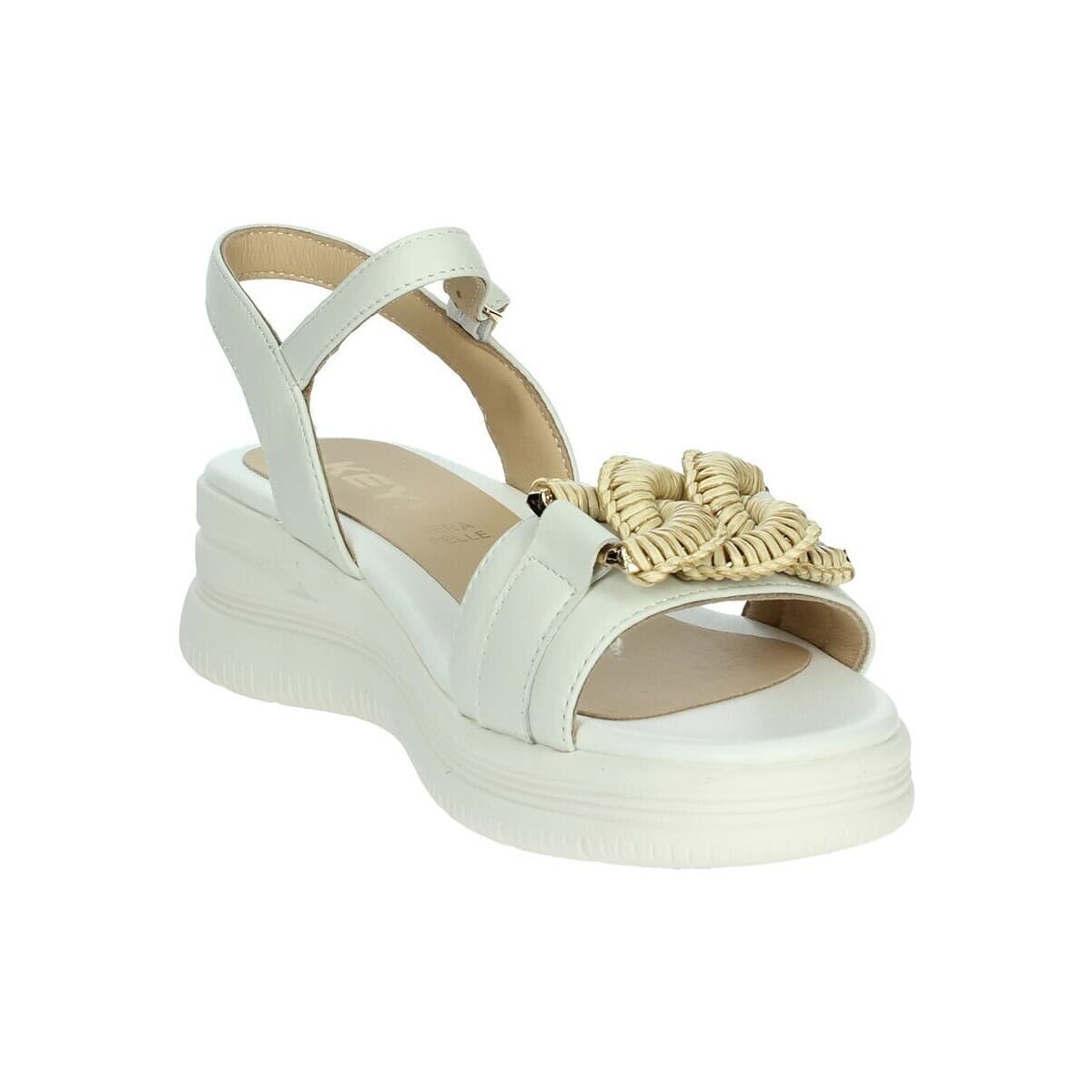 Women's Platforms Keys White
