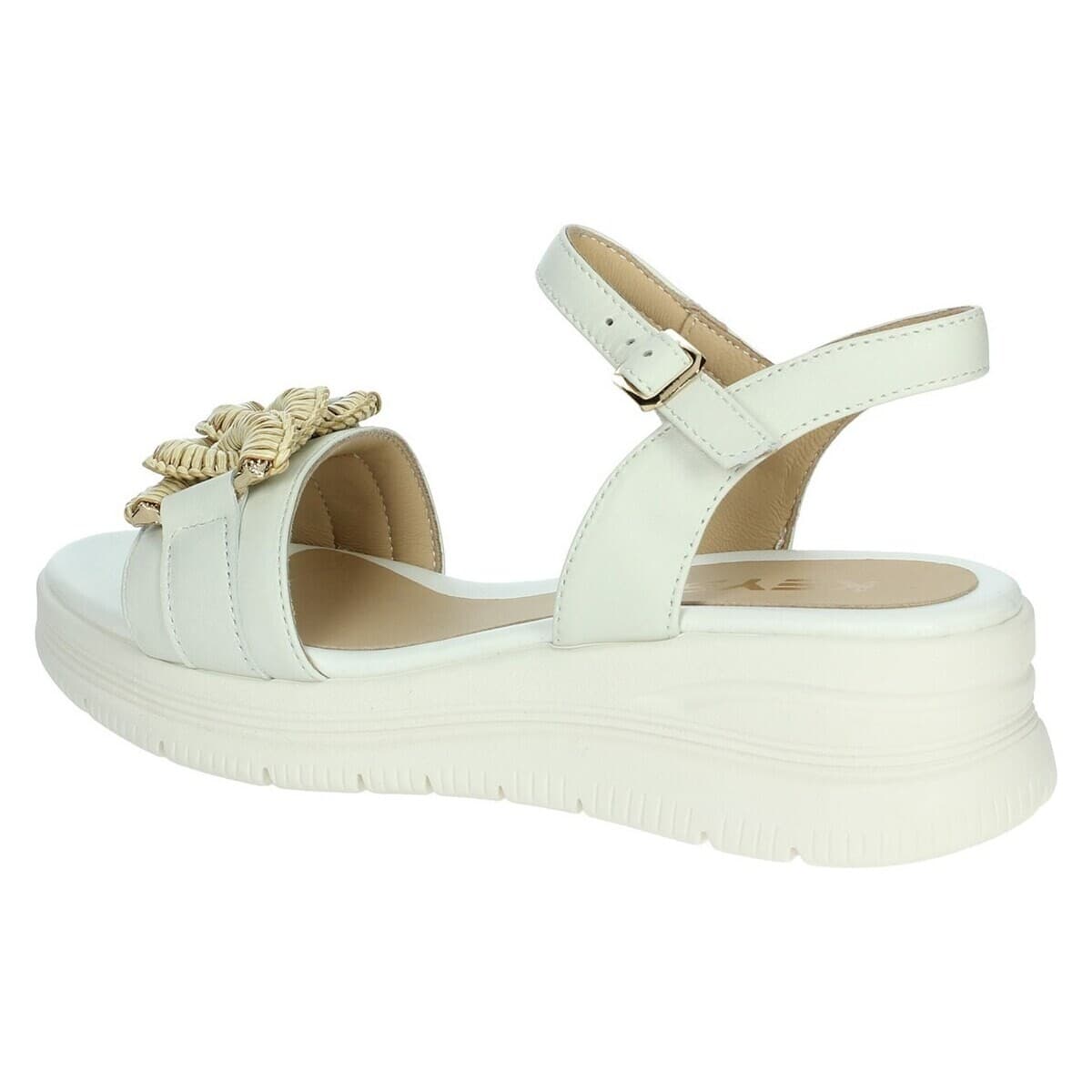 Women's Platforms Keys White