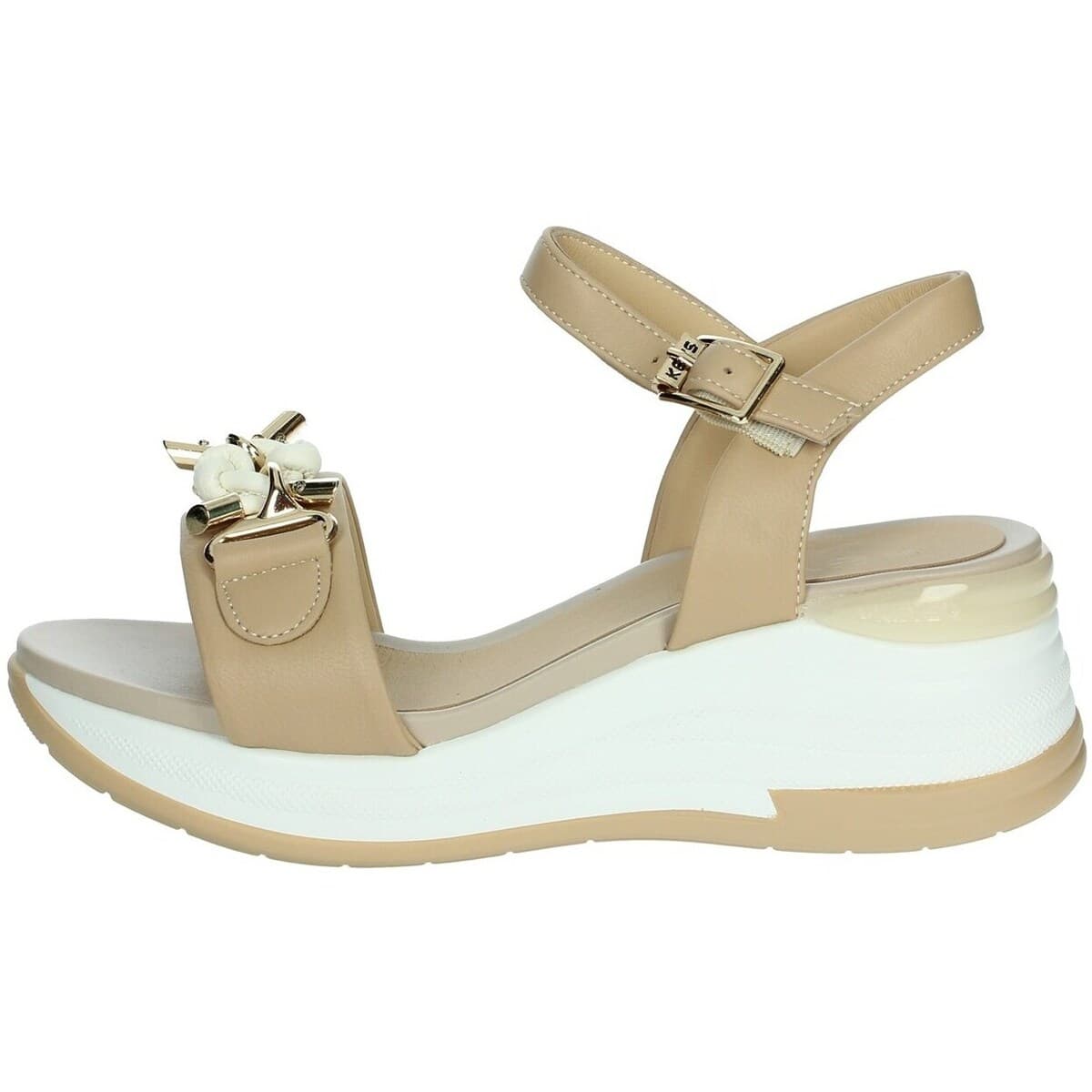 Women's Platforms Keys Beige