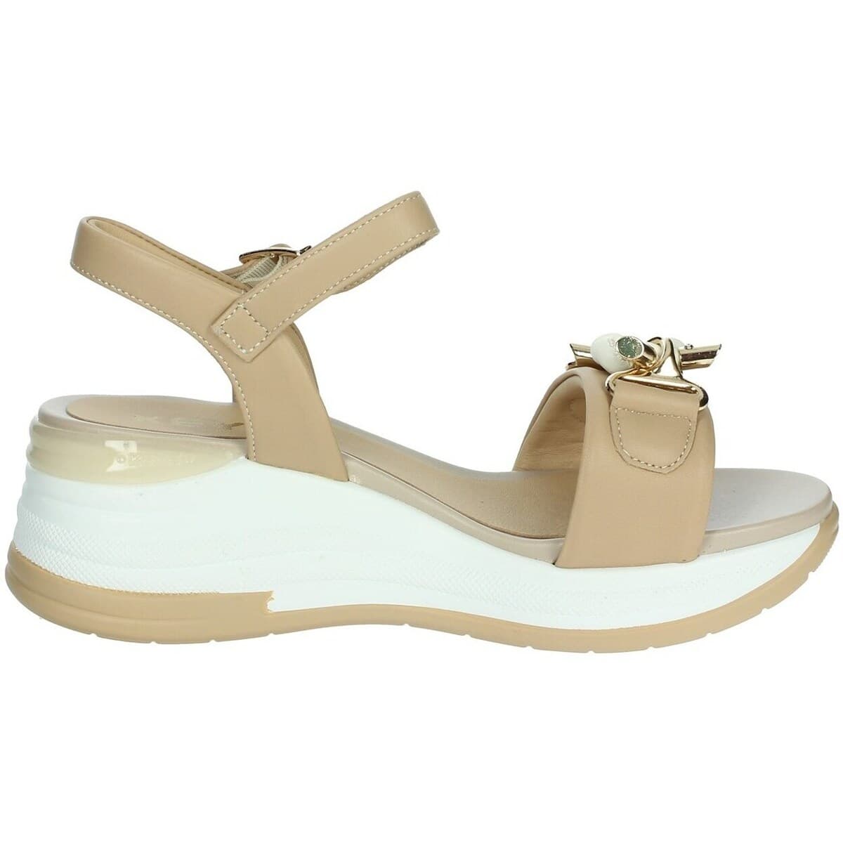 Women's Platforms Keys Beige