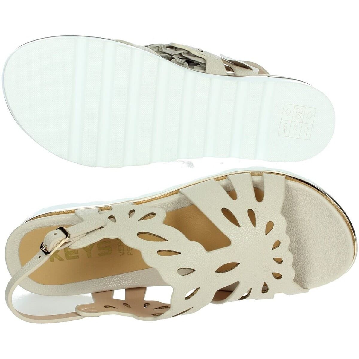 Women's Sandals Keys Beige