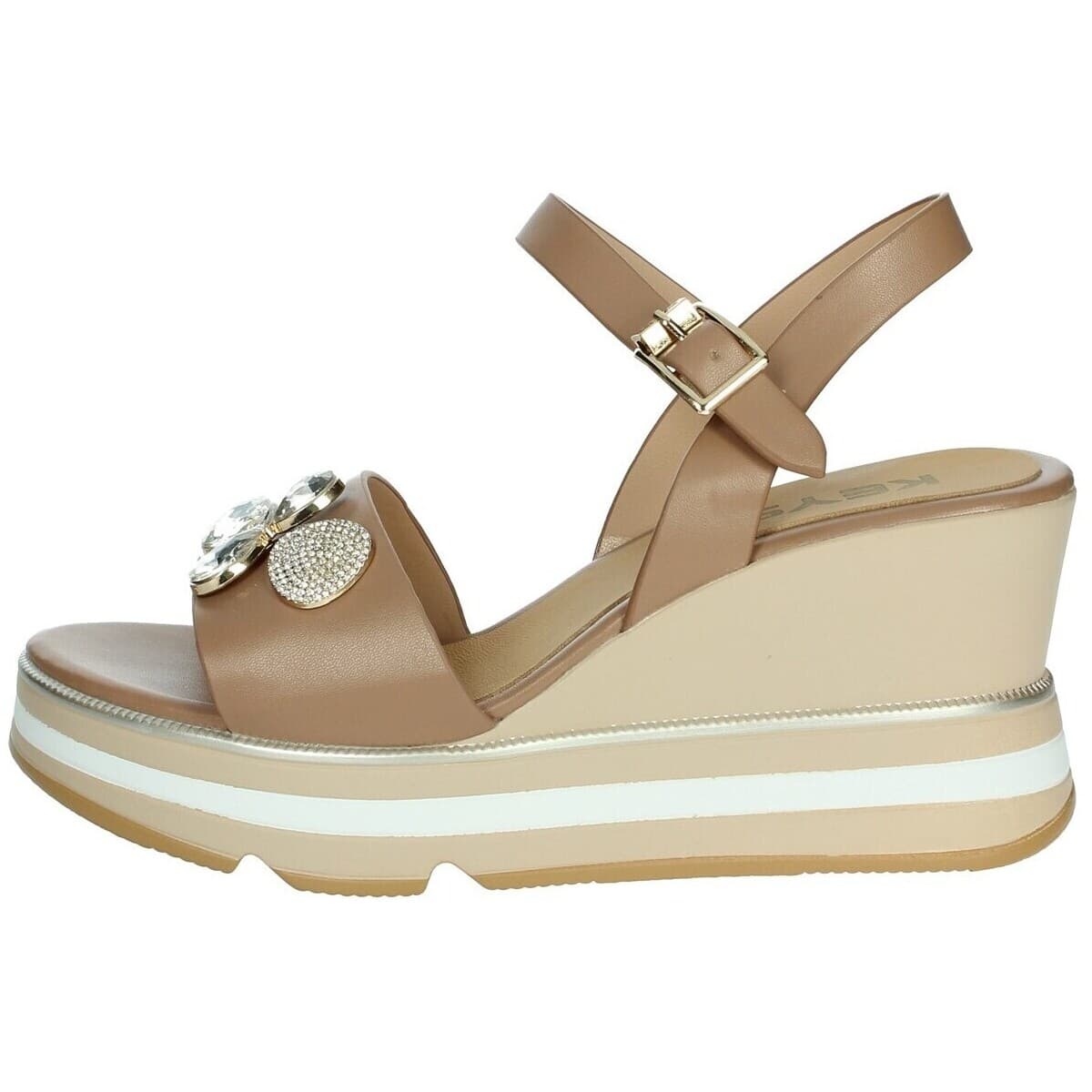 Women's Platforms Keys Brown
