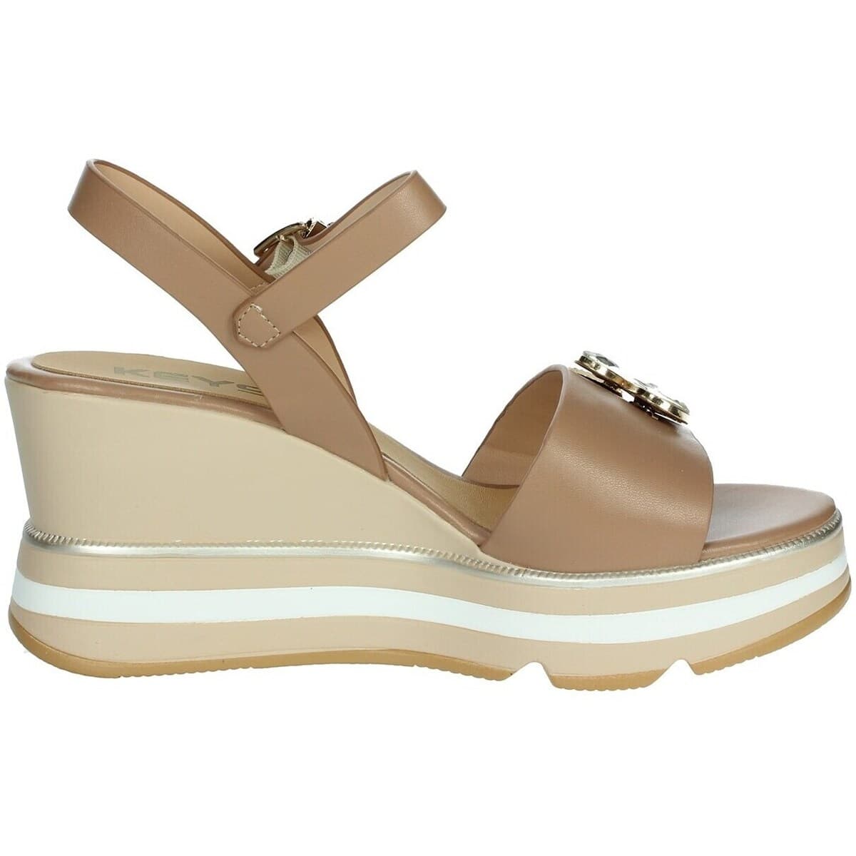 Women's Platforms Keys Brown