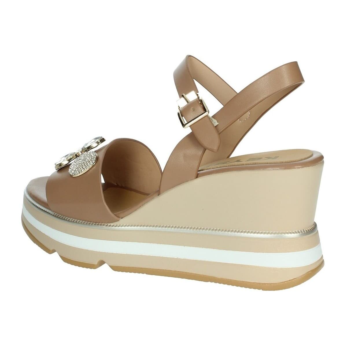 Women's Platforms Keys Brown