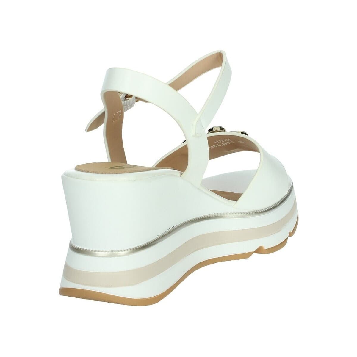 Women's Platforms Keys White