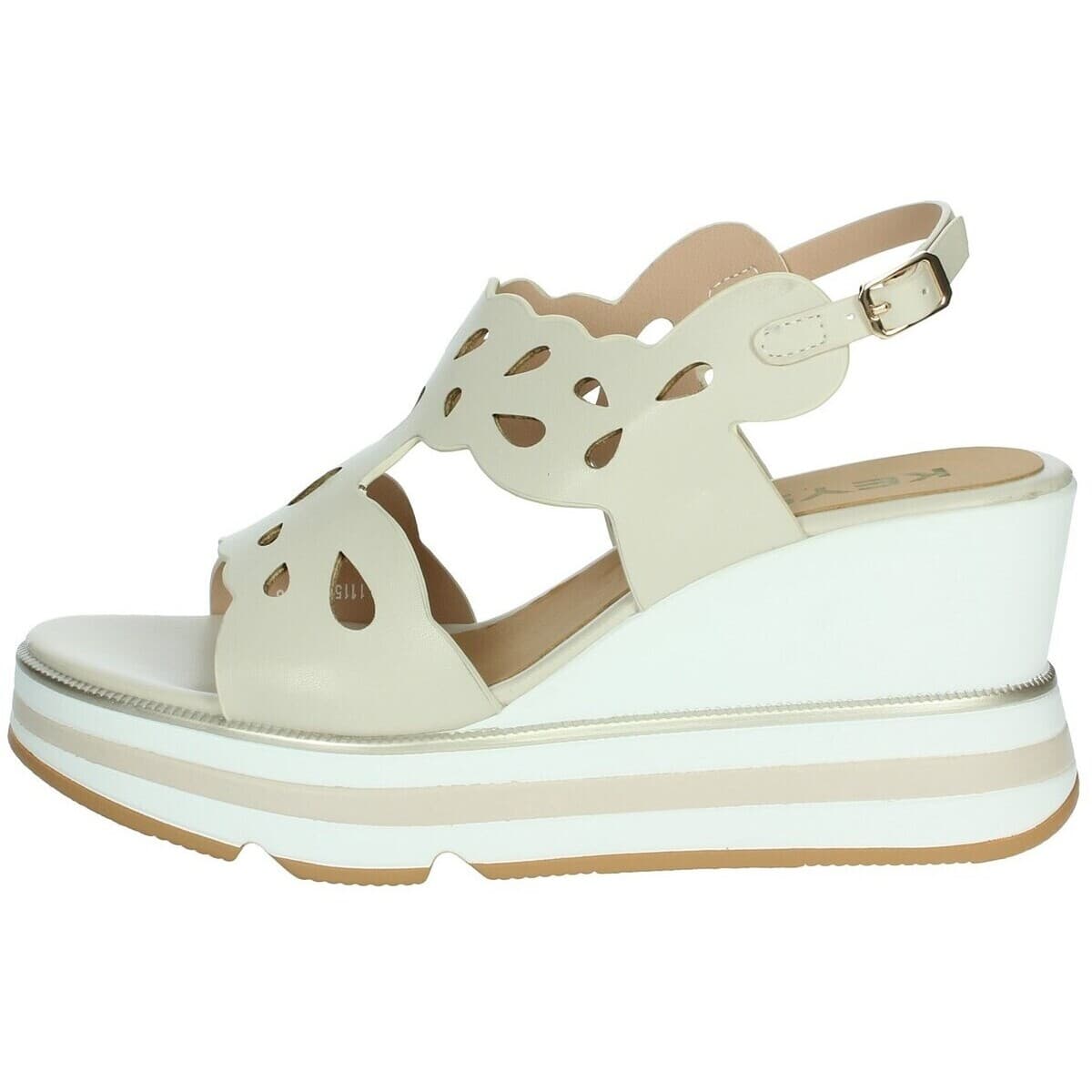 Women's Platforms Keys Beige