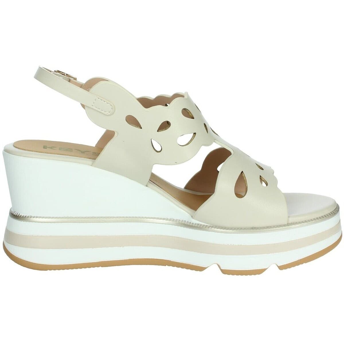 Women's Platforms Keys Beige