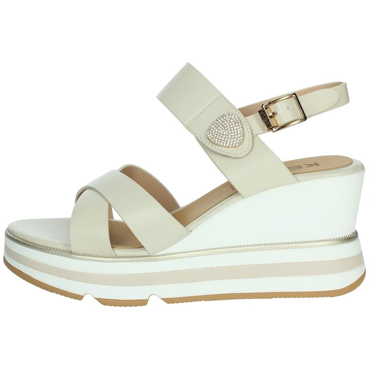 Women's Platforms Keys Beige