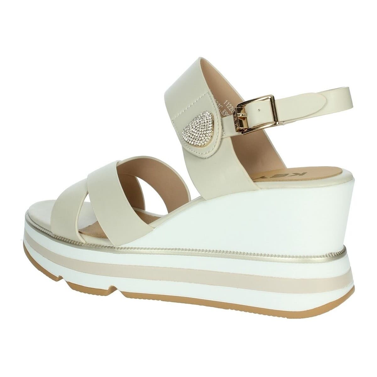 Women's Platforms Keys Beige