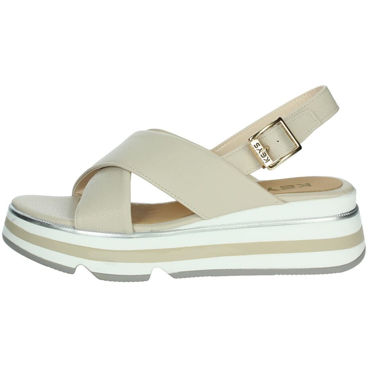 Women's Platforms Keys Beige