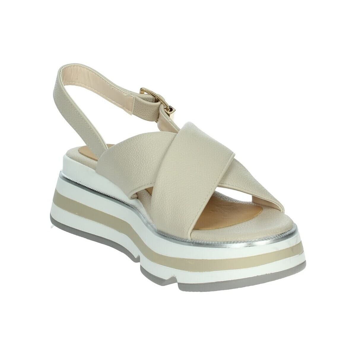 Women's Platforms Keys Beige