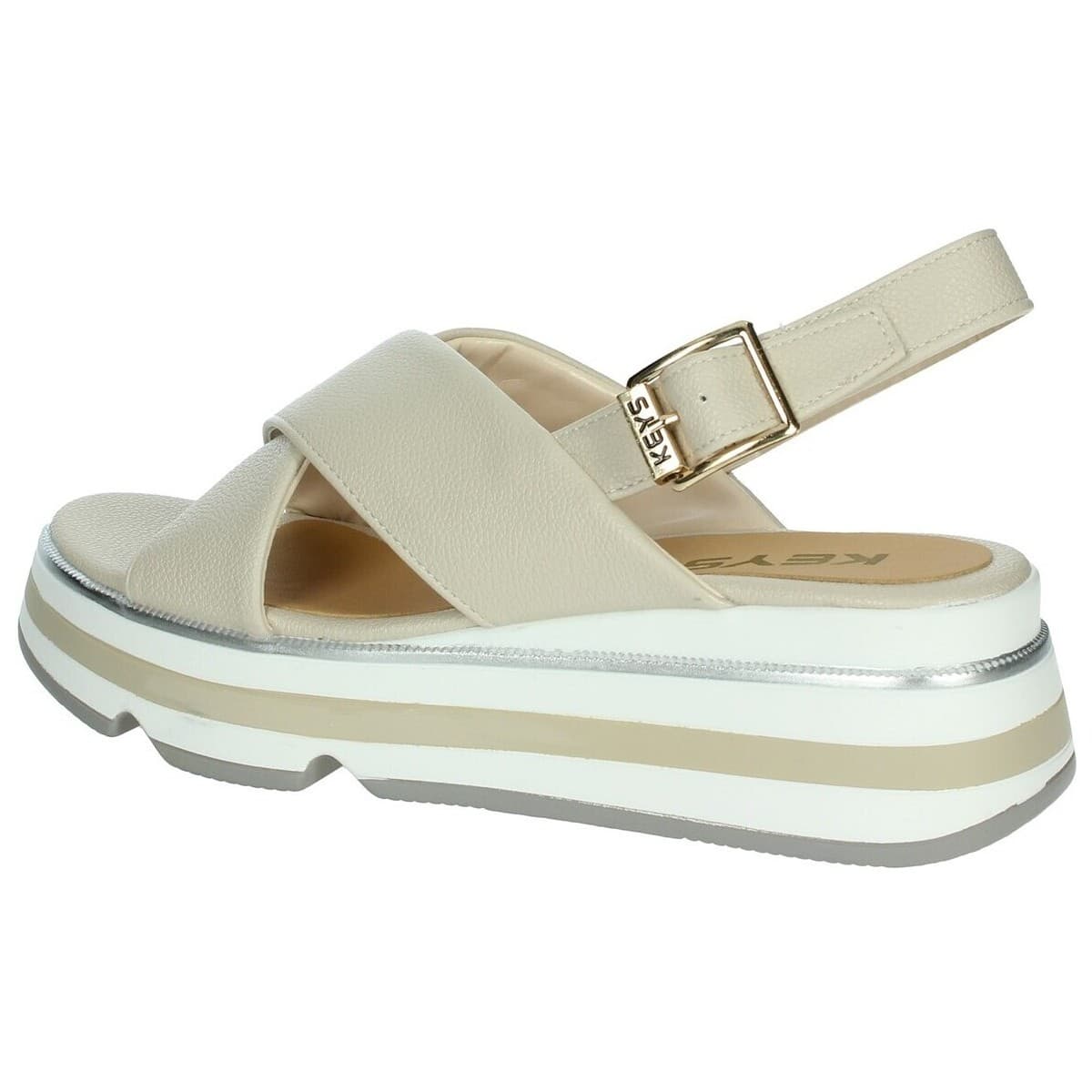 Women's Platforms Keys Beige