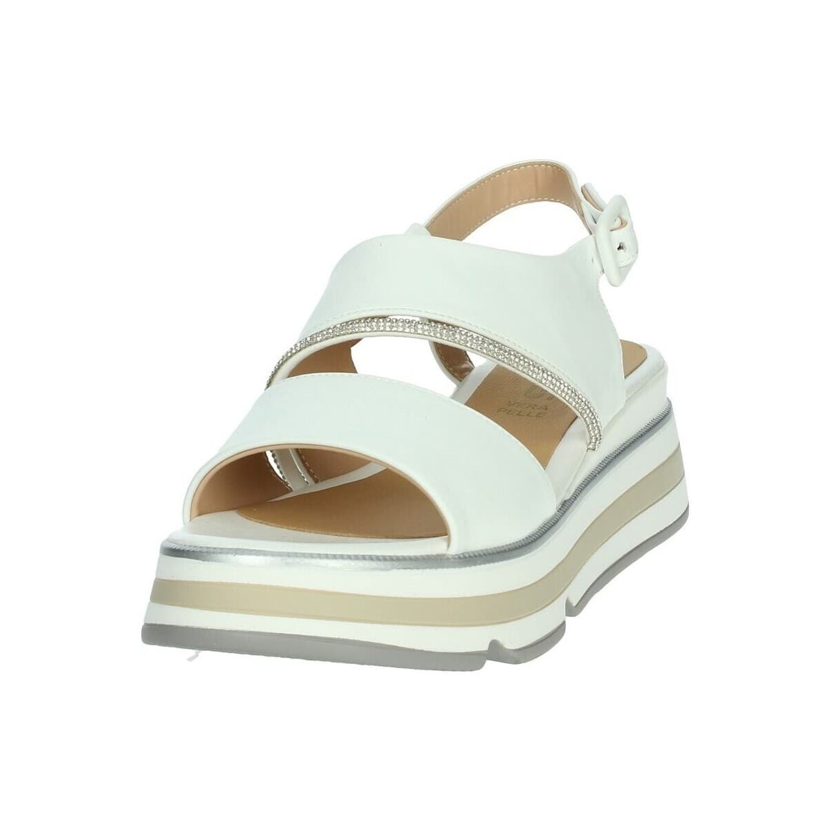 Women's Platforms Keys White