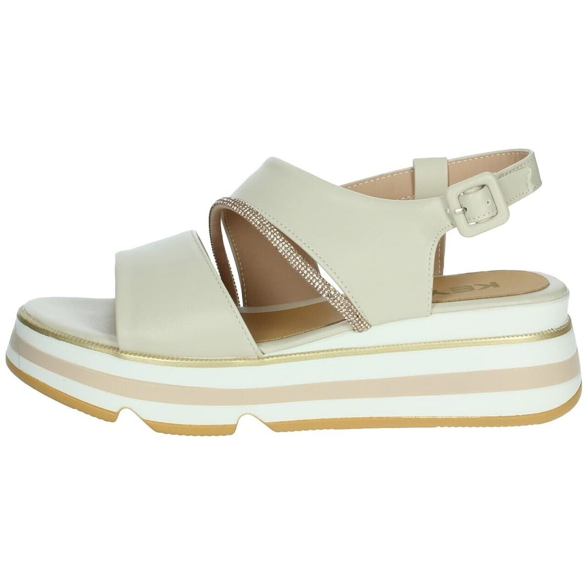 Women's Platforms Keys Beige