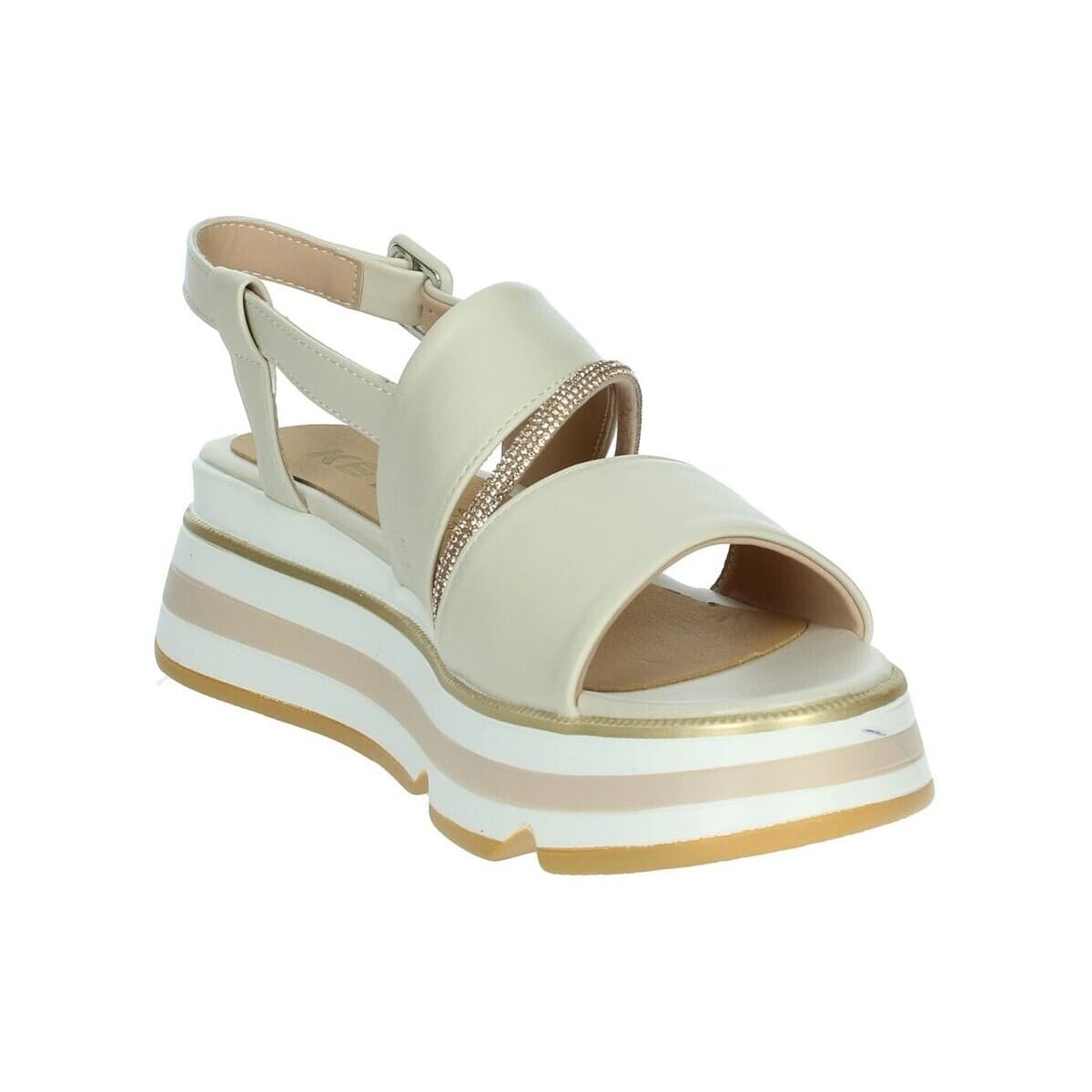 Women's Platforms Keys Beige