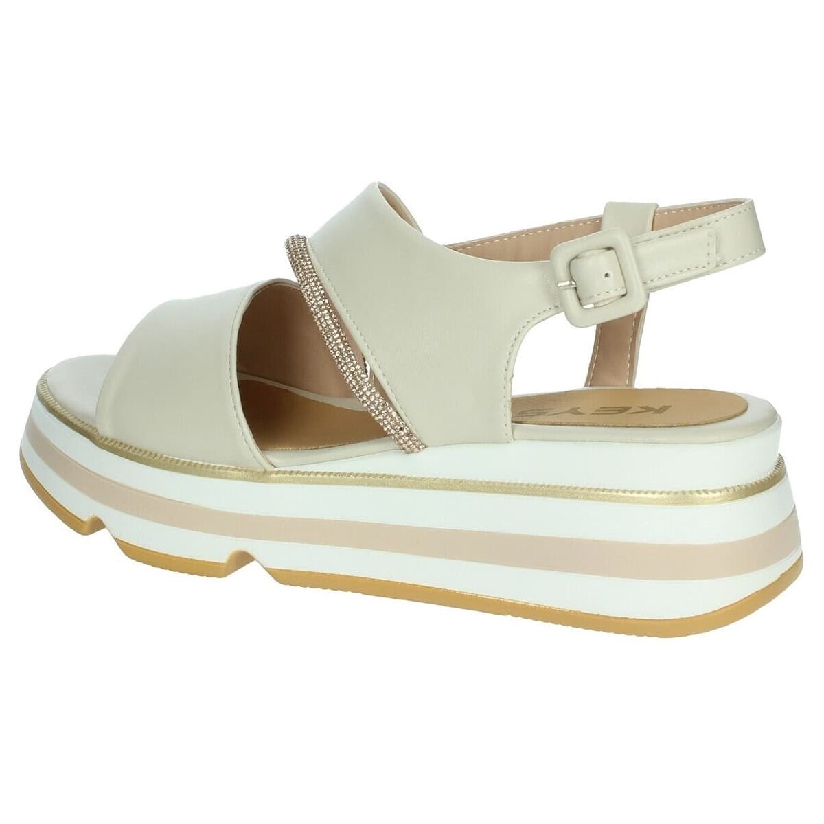 Women's Platforms Keys Beige