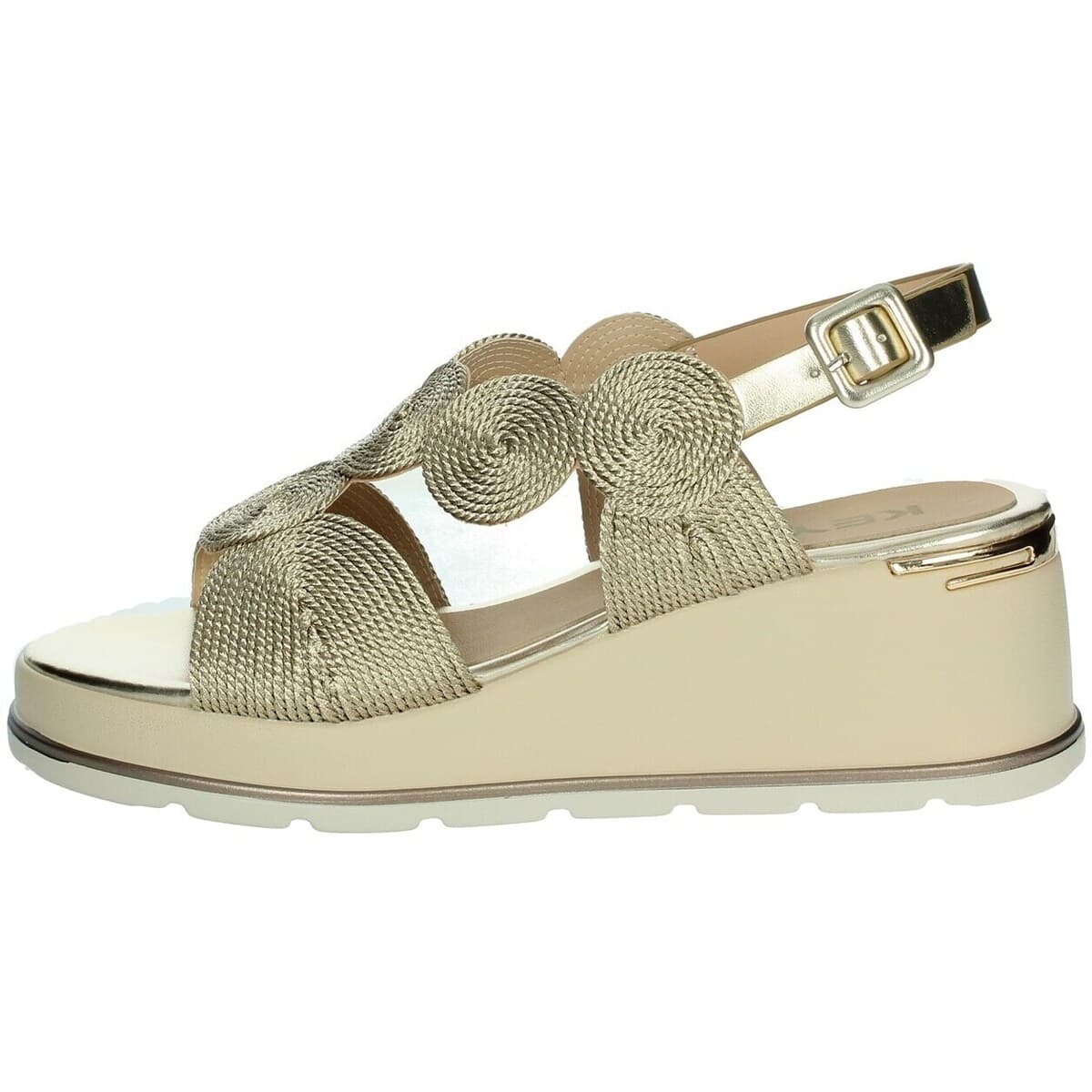 Women's Platforms Keys Gold