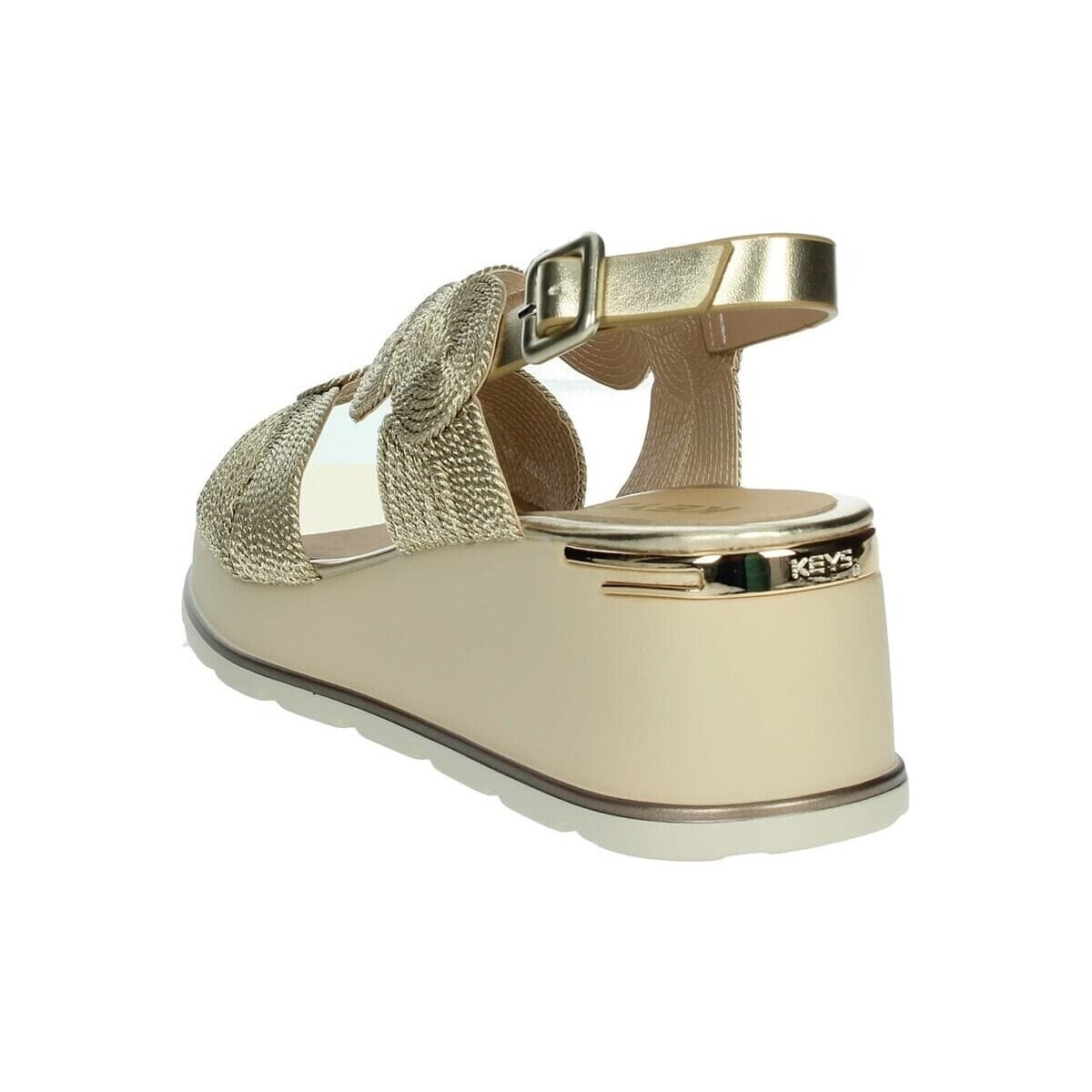 Women's Platforms Keys Gold