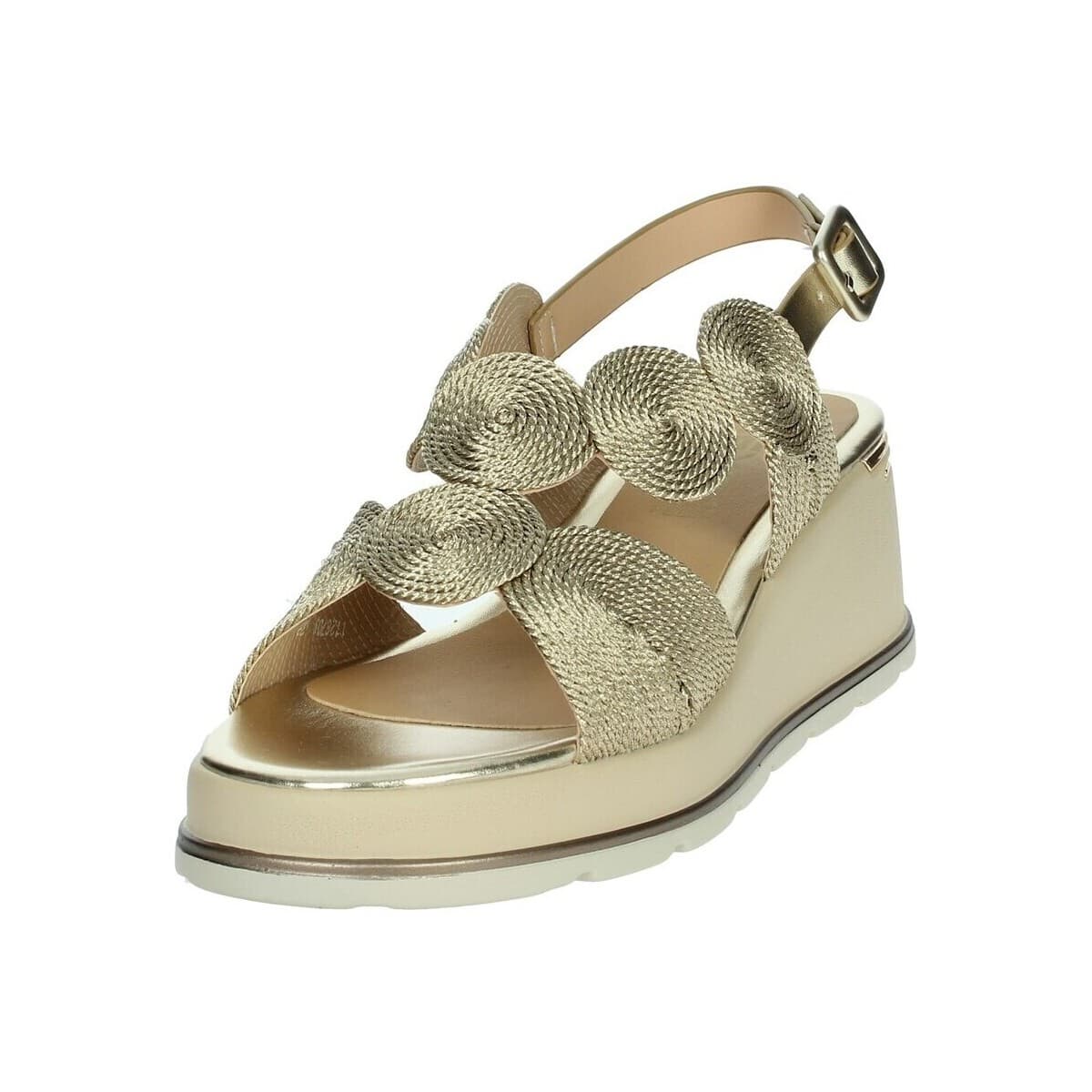 Women's Platforms Keys Gold