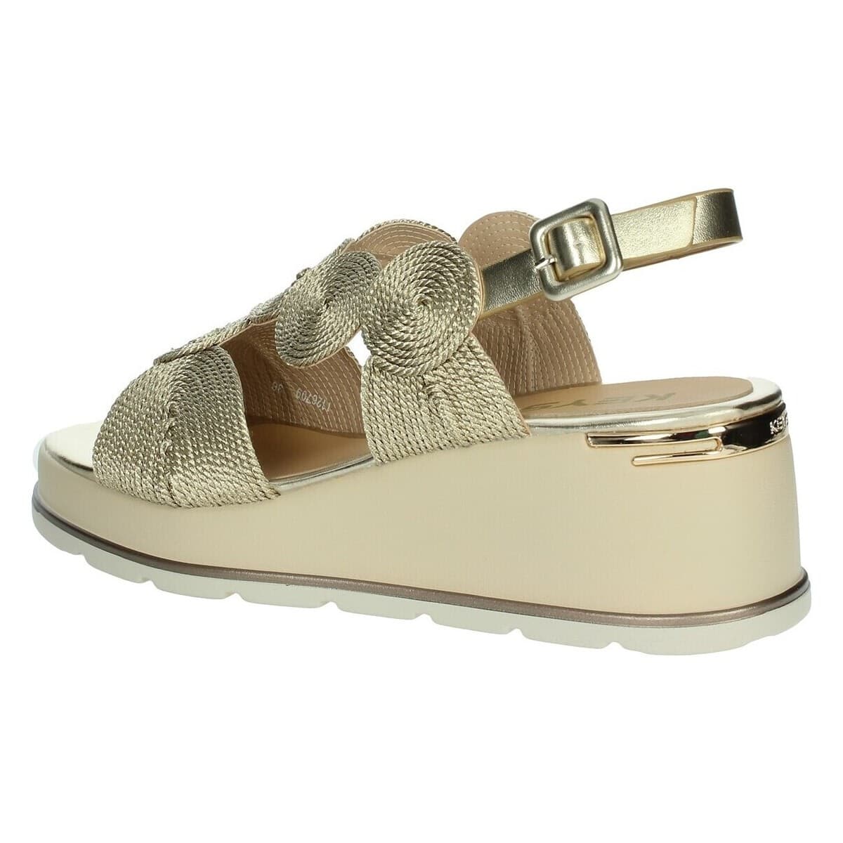 Women's Platforms Keys Gold