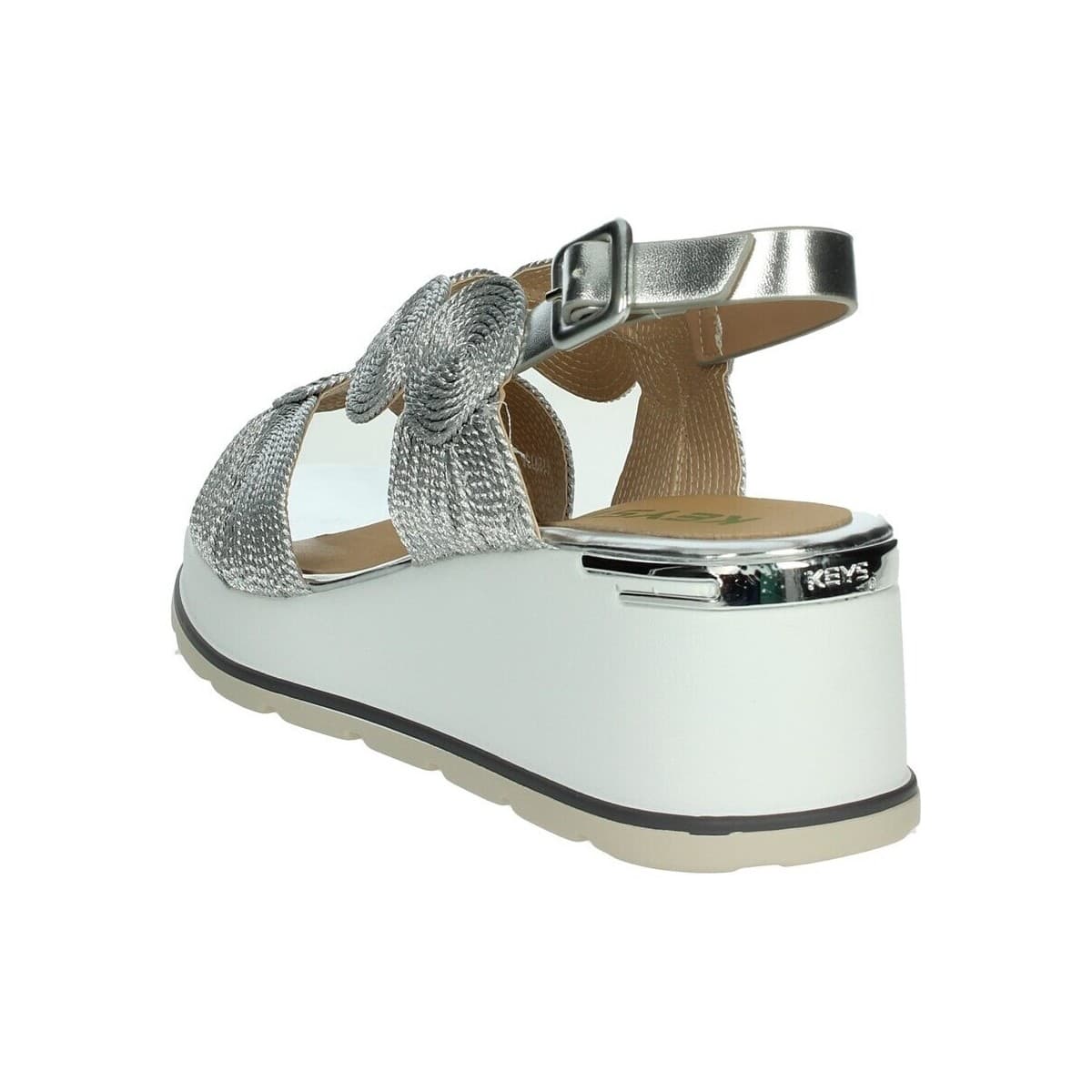 Women's Platforms Keys Silver