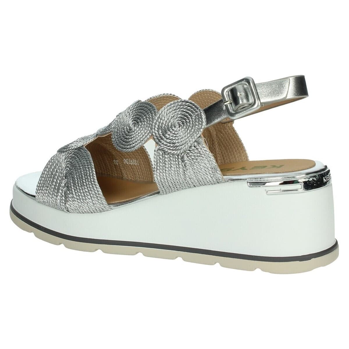 Women's Platforms Keys Silver