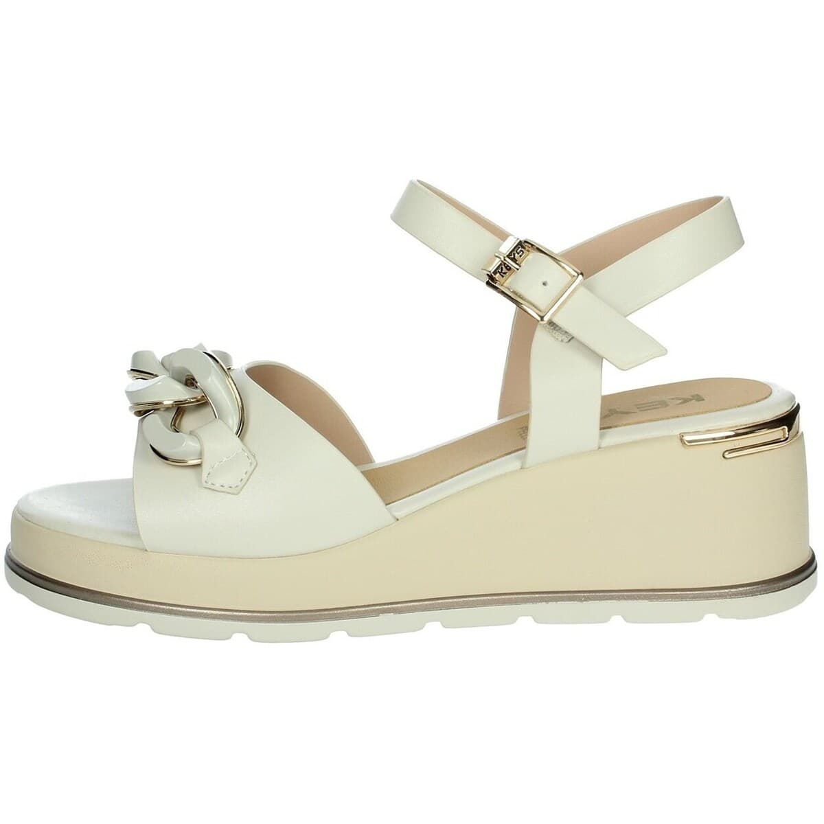 Women's Platforms Keys Beige