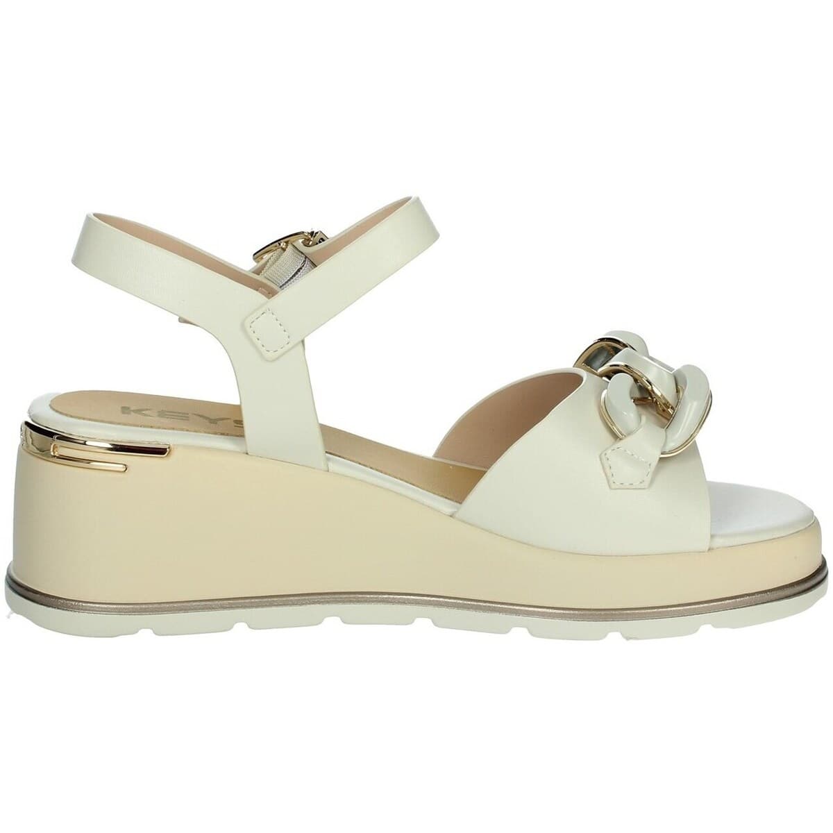Women's Platforms Keys Beige