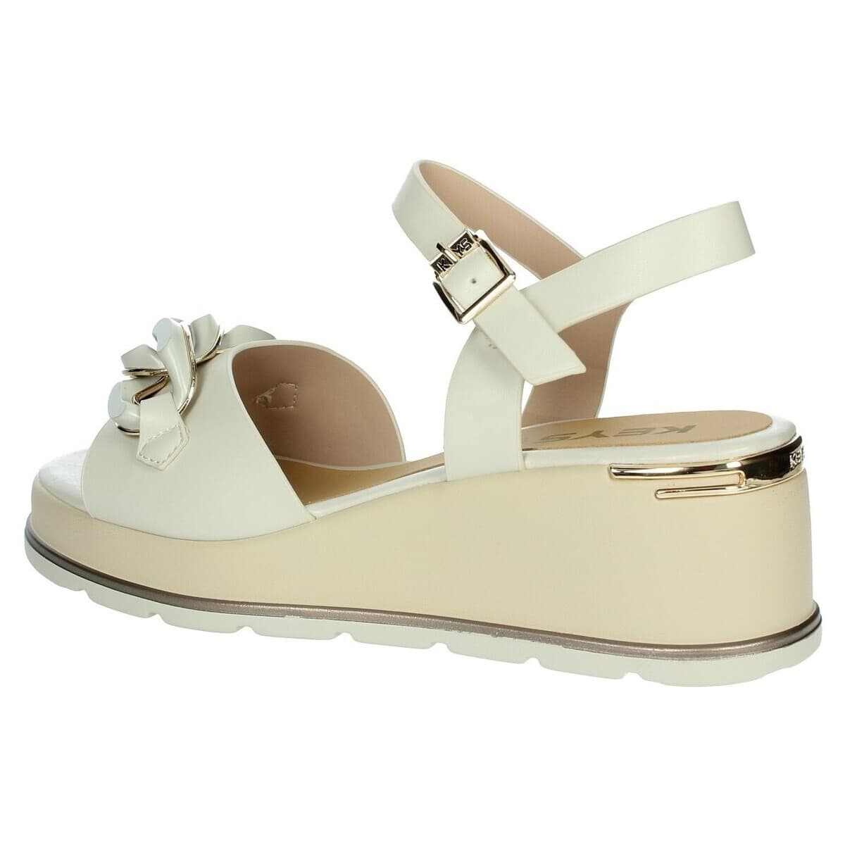Women's Platforms Keys Beige