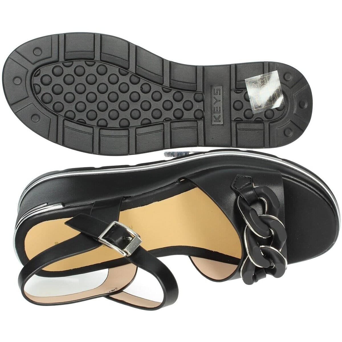 Women's Platforms Keys Black